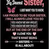 Sister, i love you so much because you make my life an entirely happy one. 1