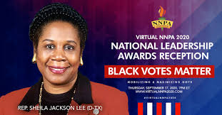 Congresswoman sheila jackson lee is an influential and forceful voice in washington. Texas Congresswoman Sheila Jackson Lee Receives Nnpa 2020 National Leadership Award Los Angeles Sentinel Los Angeles Sentinel Black News