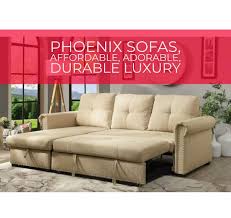 Like any type of bed, sofa beds come in all shapes and sizes. Phoenix Sofas Scissors Sleeper Sofa Cum Bed With Storage Suede Standard Size Amazon In Furniture