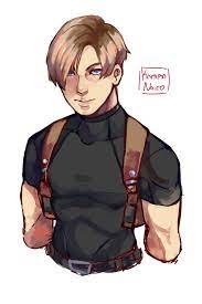 Attack on titan mike evil world life is strange kennedy the evil within resident evil leon cartoon faces drawing cartoon faces fan art. Leon S Kennedy Kamira Naito Illustrations Art Street