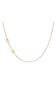 Double 14k Gold Asymmetrical Initial Necklace Etsy In 2021 Initial Necklace Initial Necklace Etsy Asymmetrical Initial Necklace