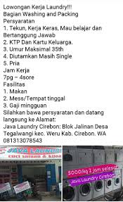 Temukan lowongan kerja pt pintex dan peluang kerja di cirebon yang ditemukan oleh loker.my.id. Loker Cirebon Javaheats Posts Facebook