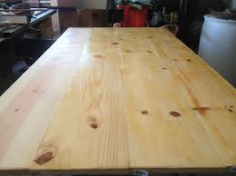 Clear Polyurethane Finish On My Pine Diy Dining Table Dining Table Diy Dining Table Diy Dining
