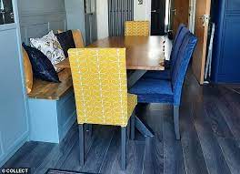 The helme extendable dining table is easy to assemble and consists mostly of pvc veneer. Couple Transform Their Dining Room Into A Stylish Living Space In Just Three Days On A 600 Budget Daily Mail Online