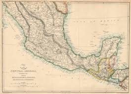 We would make a few changes if we'd ever. Northern Central America Mexico Belize Guatemala Honduras Ettling 1863 Map
