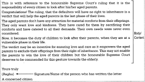 Example endings, for an informal letter. Letter Writing For Class 10 Cbse Format Topics Samples