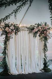 How To Make Wedding Backdrops 50 Wedding Backdrop Ideas Diy Wedding Backdrop Lace Backdrops Wedding Ceremony Backdrop