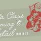Santa Claus at Foxtail Coffee Byron Center event in Byron Center, MI