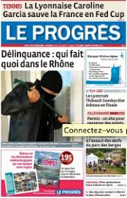 La une d'un journal désigne sa première page (la page ). Lyon On N Arrete Plus Le Progres Le Point
