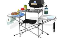 Camco Deluxe Grilling Table 57293 The Home Depot Grill Table Camping Table Camping Furniture