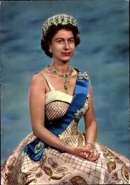 Elisabeth (elizabeth) kam am 7. Ansichtskarte Postkarte Konigin Elisabeth Ii Von Akpool De