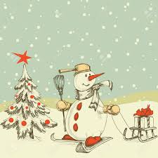 Winter Scene Christmas Tree And Funny Snowman Royalty Free Cliparts Vectors And Stock Illustration Image 10996416 Download snowman free images from stockfreeimages. winter scene christmas tree and funny snowman