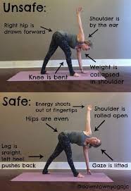 Common Mistakes In Revolved Triangle Pose Parivritta Trikonasana Yogatipsandadvice Yoga Help Ashtanga Yoga Yoga Tips