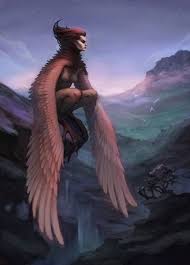 Harpy By Https Www Deviantart Com Cherristone On Deviantart Mythical Creatures Art Fantasy Monster Mythological Creatures