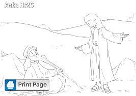 Philip tells the ethiopian, philip taught the ethiopian, philip chariot. Philip And The Ethiopian Coloring Pages For Kids Printable Pdfs Connectus