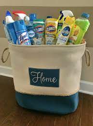 Housewarming Gift Gift Basket Cleaning Supplies Apartment Gift Cleaning Gift House Warming Gifts