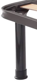 Montaggio con bullone m8 (incluso). Piedi Per Base Letto In Acciaio