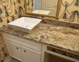 Whether you're working with a small space or renovating a spacious master bathroom, a touch of natural stone will enhance your space. Granite Vanity Top Granite Bathroom Countertops