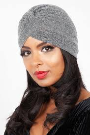 Leila Silver Sparkle Turban