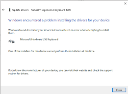 Microsoft Natural Ergonomic Keyboard 4000 Keyboard Does Not Work Microsoft Community