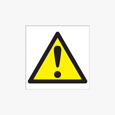 These are the main sign types and their uses: 150x150mm General Hazard Symbol No Text Plastic Signs Safety Sign Uk