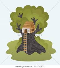 In phase 5 i add the finishing touches to the treehouse: Vector Cartoon Vector Photo Free Trial Bigstock