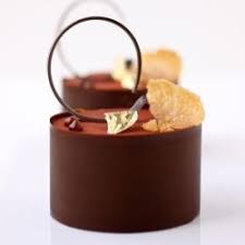 Daring Bakers Cardamon Chocolate Truffle Mousse And Almond Nougatine Petits Gateaux Individual Desserts Chocolate Plated Desserts