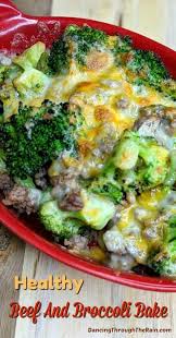 My husband's mother passed away a couple years ago and broccoli rice casserole was one of my husbands favorite thing she made. Beef And Broccoli Bake Dancing Through The Rain
