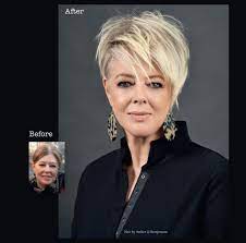 Before And After Bettjemans Hairdressers Auckland Thick Hair Styles Pixie Haircut For Thick Hair Hair Styles