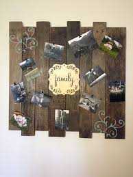Picture Board Memory Board Photo Board Picture Collage Etsy Picture Frame Decor Picture On Wood Rustic Picture Frames
