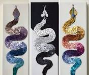 Handmade Snake Decorations for Pot Plants and Shelves