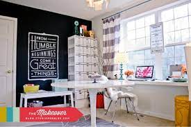 If you have been following along the past few weeks then you know that i have been taking part in the one room challenge through linda's blog calling it home. Craft Room Makeover Studio Pebbles Everythingetsy Com