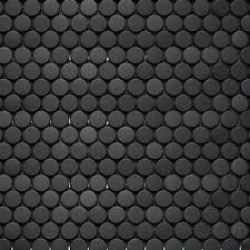 Black And White Penny Round Tile Inox Mosaics Penny Round Black Glass Backsplash Kitchen Glass Backsplash Tile Inspiration