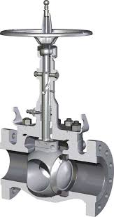 Cross Section Of A Orbit Rising Stem Ball Valve