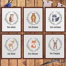 Discover knitting patterns for sweaters, accessories, clothes and free blanket knitting patterns too! Modern Cross Stitch Pattern Baby Animal Set Of 6 Woodland Etsy Cross Stitch Animals Cross Stitch Cross Stitch Baby