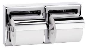 This tissue holder makes a great teacher's gift or stocking stuffer. Bradley 5126 000000 Double Roll Commerical Toilet Paper Dispenser Toilet Paper Dispenser Dispenser Toilet