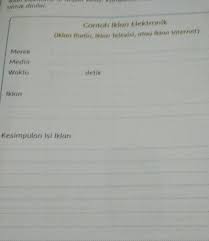 Hal yang diumumkan bisa berbagai macam mulai dari pengumuman acara, pembukaan usaha baru, hingga berita duka cita. Contoh Iklan Elektronik Tolong Bantu Jawab Y Brainly Co Id