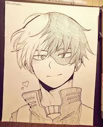 Feliz Cumpleanos A Mi Crush Te Amo Todoroki Kun Anime Character Drawing Anime Sketch Anime Drawings Sketches