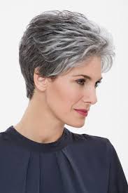 Sometimes your previous hairstyle won't blend well well. Short Haircuts For Grey Hair Novocom Top