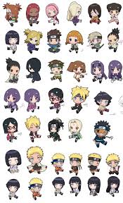 Chibi Naruto Characters Chibi Naruto Em 2020 Naruto Shippuden Sasuke Anime Naruto Personagens De Anime
