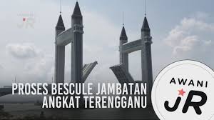 Pemandangan sekitar drawbridge ketika waktu malam. Awanijr Proses Bescule Jambatan Angkat Terengganu Youtube