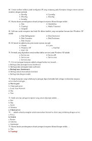 Jenis soal ini tepat digunakan untuk tes atau ujian. Soal Pilihan Ganda Dan Essay Materi Teks Prosedur Cute766