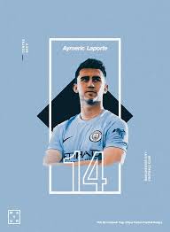 Mcfc New Signing Laporte My New Typographic Volley Sports Design Inspiration Football Design Sports Design