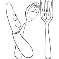 Feel free to explore, study and enjoy paintings with paintingvalley.com. Knife Spoon Fork Coloring Pages Surfnetkids