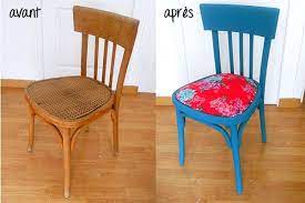 Relooker des chaises, à vos pinceaux ! Une Vieille Chaise Completement Transformee Sedie Restaurate Sedie Dipinte A Mano Sedie