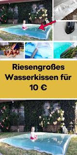 Riesengrosses Wasserkissen Fur 10 Wasserkissen Paletten Garten Diy Spielplatz