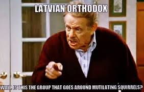 Frank Costanza Reacting To Being Told George Is Converting To Latvian Orthodox Festivus Quotes Seinfeld Festivus For The Rest Of Us