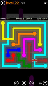 To solve the puzzle, you'll need three characters standing on the stones, with the fourth moving across the bridge slowly. Flow Free Solutions Flow Bridges Pack Set 9x9 Level 22