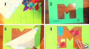 Even they do not understand the direction or having the attention span for most activities. Letter M Craft For Toddlers How To Make A Mosaic Masterpiece Letter M Crafts Toddler Crafts M Craft