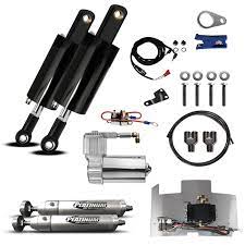 Harley Air Ride Kit For Evo And Softail Bikes Platinum Air Suspension In 2021 Air Ride Softail Harley